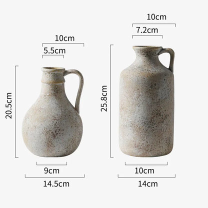 CAPIRON Retro Style Pottery Vase