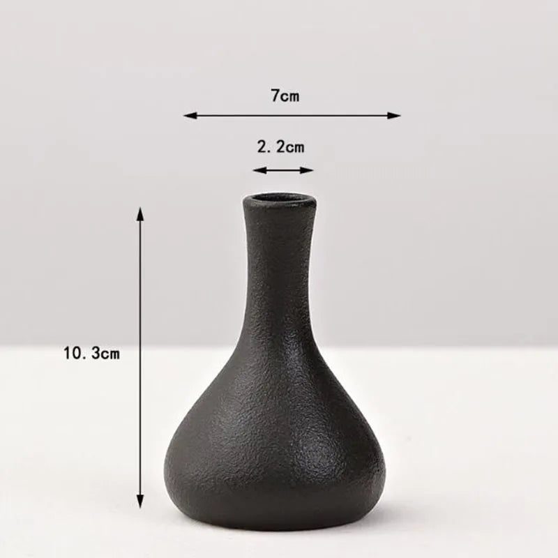 Creative Black Porcelain Vase