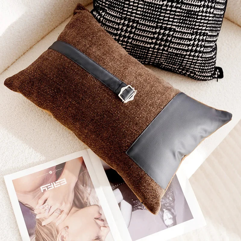 Retro Simple Throw Pillow Cover