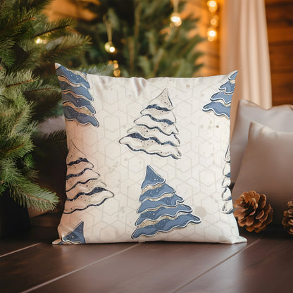 Merry Christmas Decorative Pattern Pillow Cover
