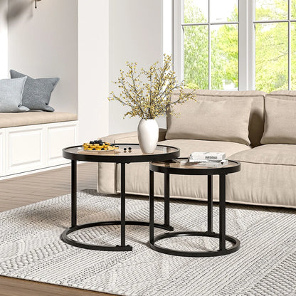 Glass Nesting Table Set