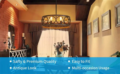 Industrial Circular Chandelier