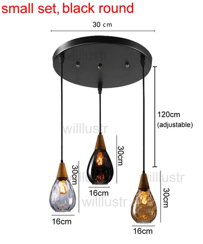 Aquatex Glass Pendant Light