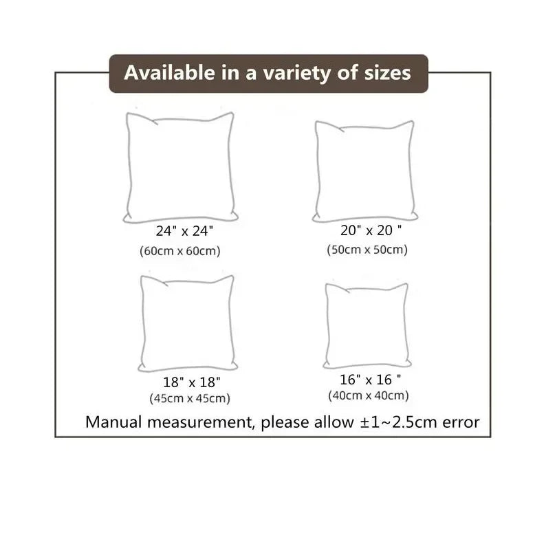 Merry Christmas Decorative Pattern Pillow Cover