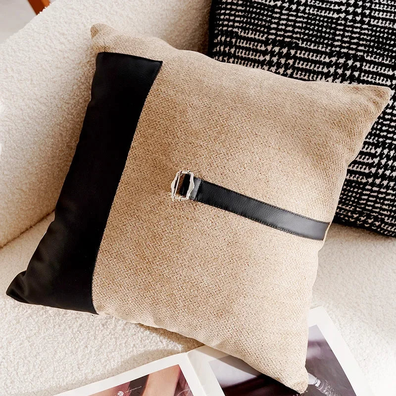 Retro Simple Throw Pillow Cover