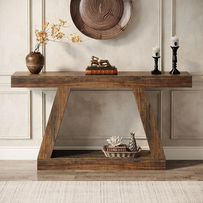 Farmhouse Console Table 55"