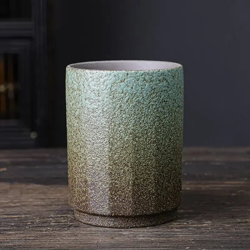 Vintage Handmade Chinese Ceramic Mug