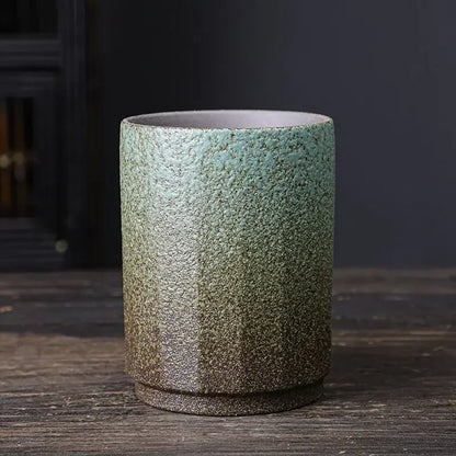 Vintage Handmade Chinese Ceramic Mug