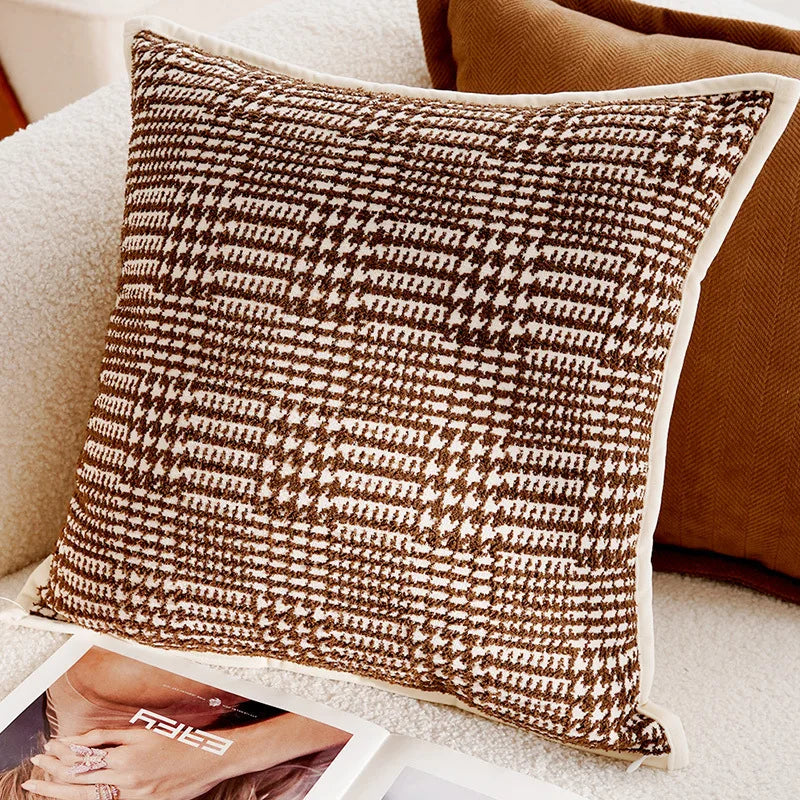 Retro Simple Throw Pillow Cover