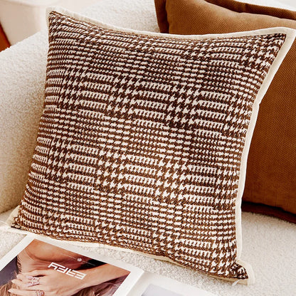 Retro Simple Throw Pillow Cover