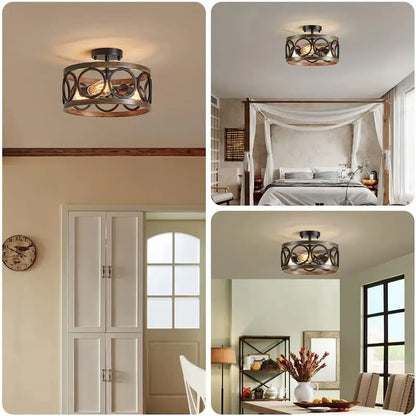 Industrial Circular Chandelier