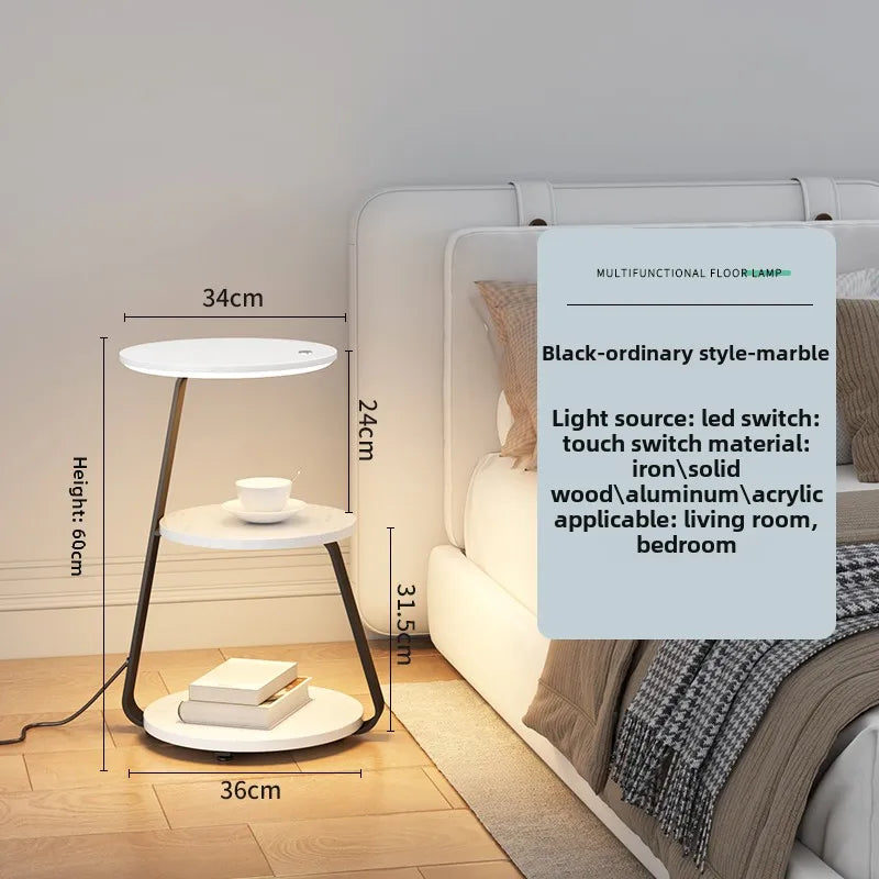 Bedside Table With Wireless Charger