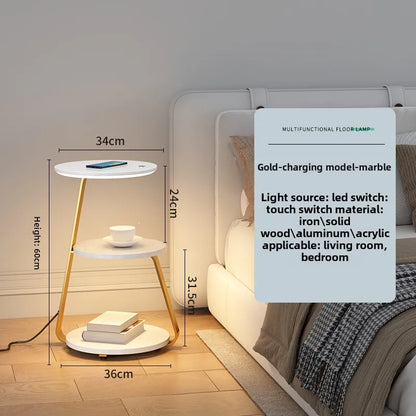 Bedside Table With Wireless Charger