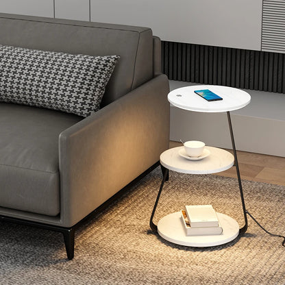 Bedside Table With Wireless Charger