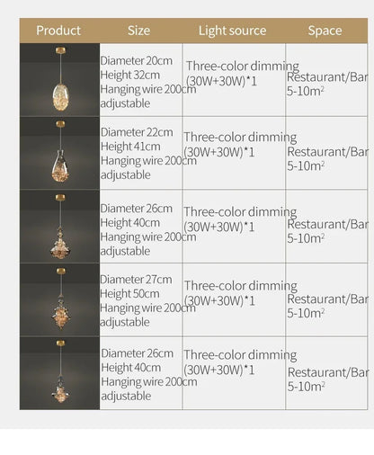 Raindrop Pendant Light