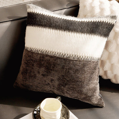 French Brown Throw Pillow Cover