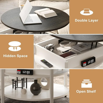 Lift Top Coffee Table with Storage