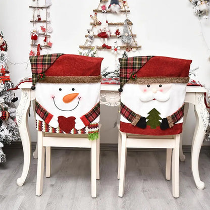 Christmas Chairs Slipcover