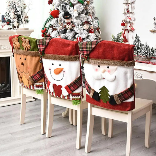 Christmas Chairs Slipcover