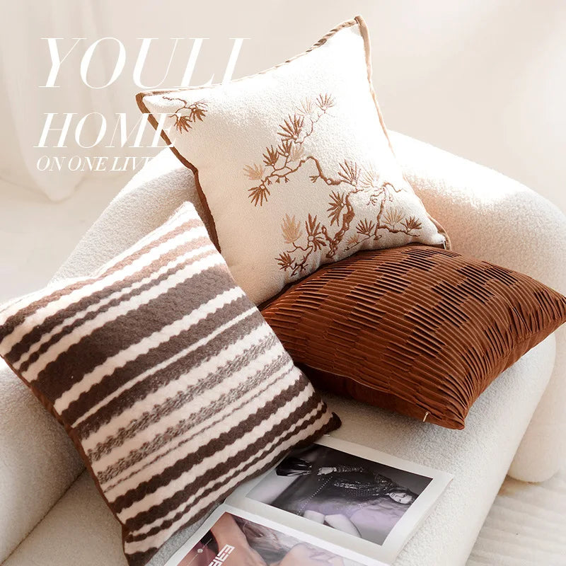 Luxury Stamping Cushion Cover