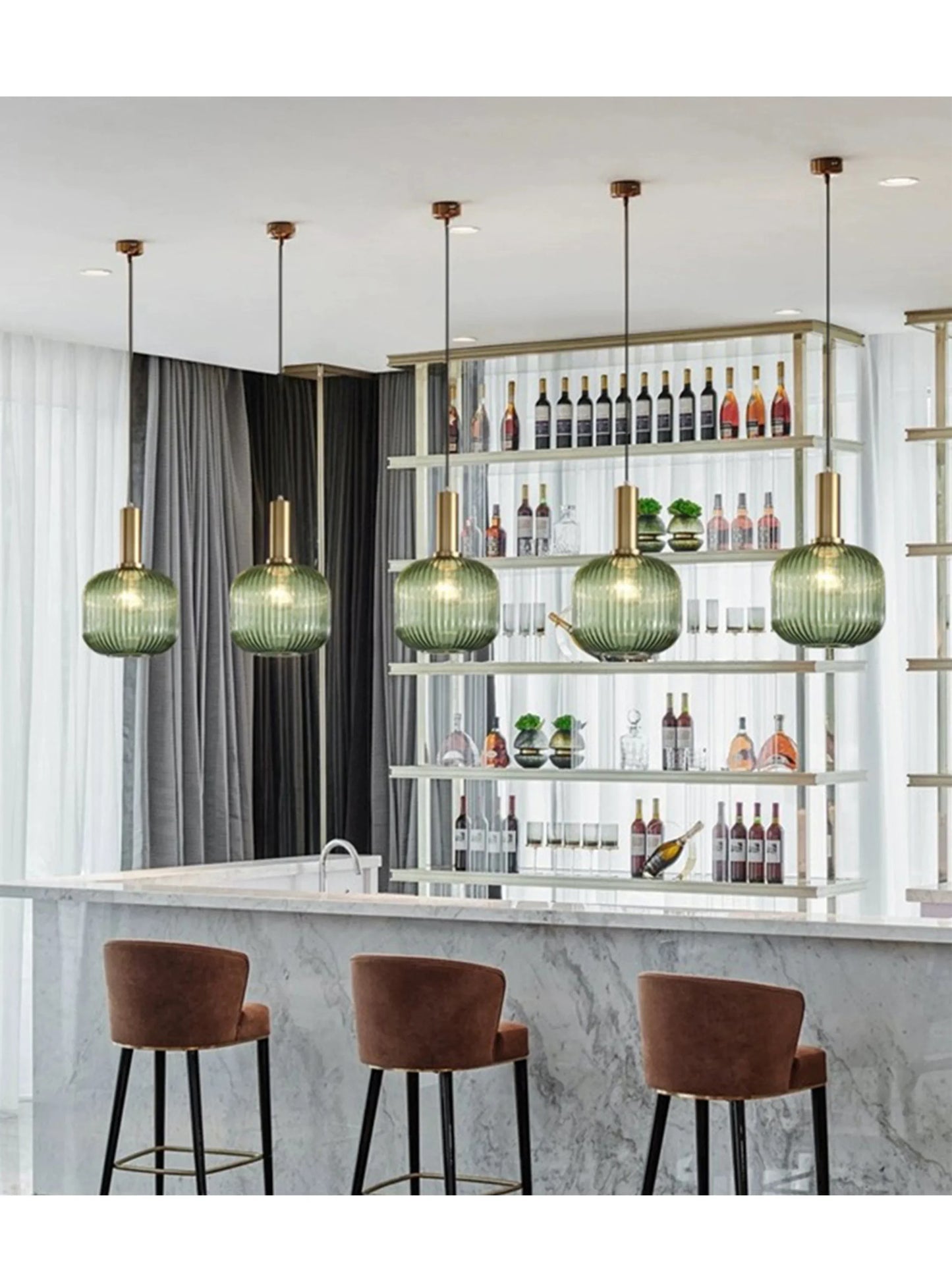 Smoke Glass Pendant Lights