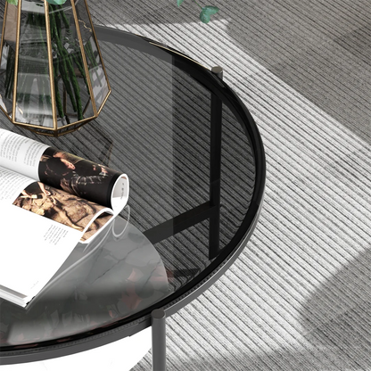 2-Tier Round Accent Table