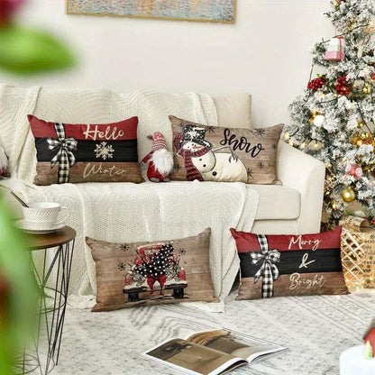 Christmas Pillowcases: Snowman, Hello Winter, Merry & Bright