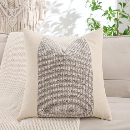 Jacquard Throw Pillow Cover