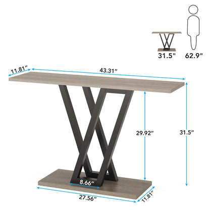 Industrial Console Table