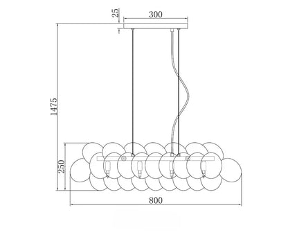 Colorful Balloon Chandelier