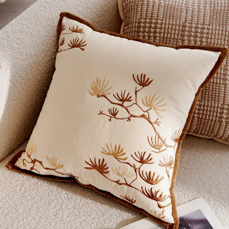 Retro Simple Throw Pillow Cover