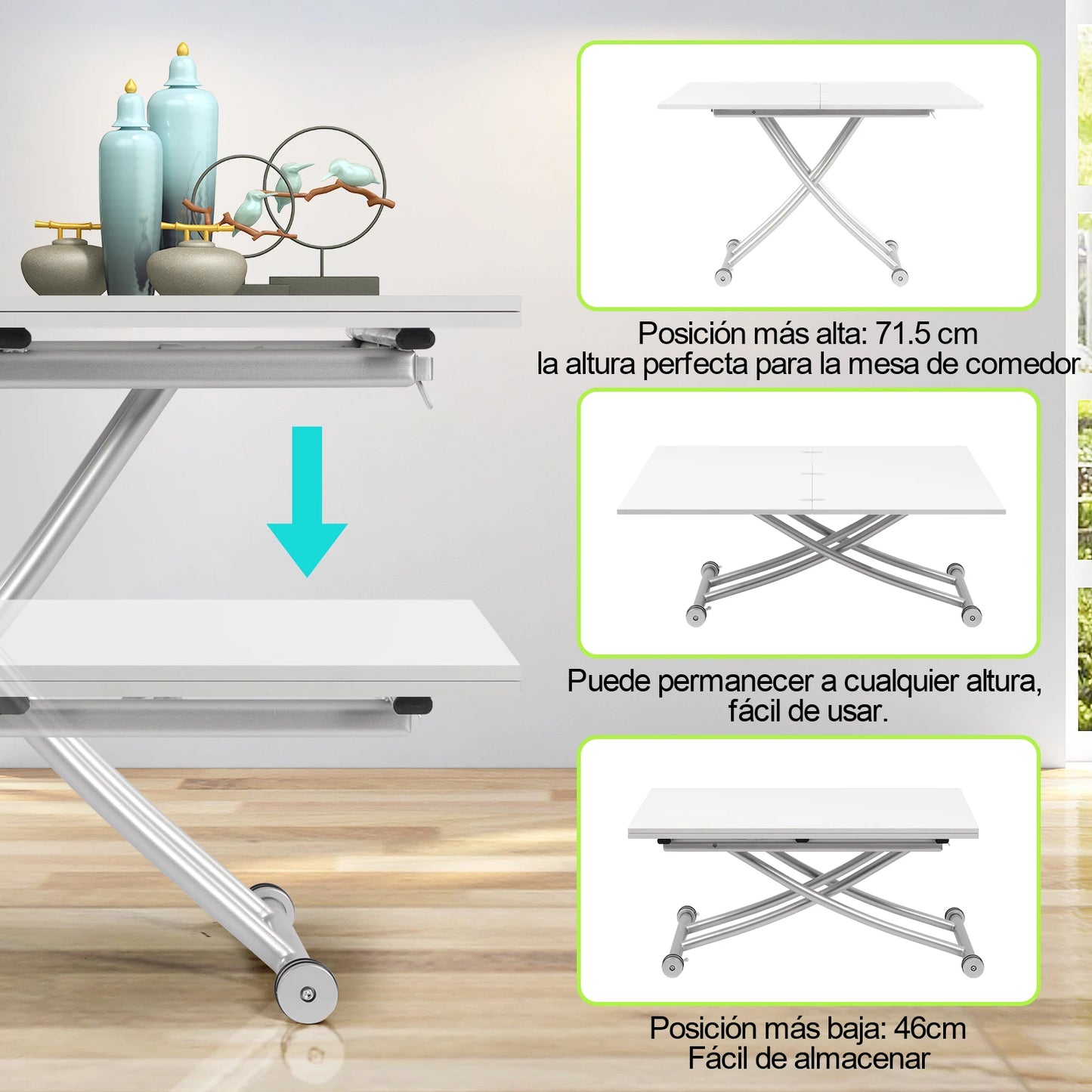 Height Adjustable Coffee Table