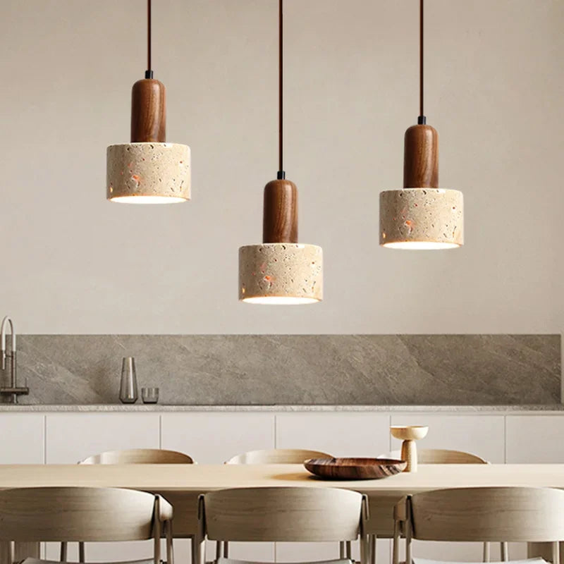 Japanese Marble Pendant Light
