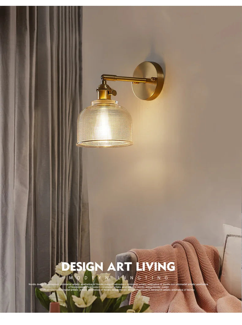 Modern Glass Wall Lamp