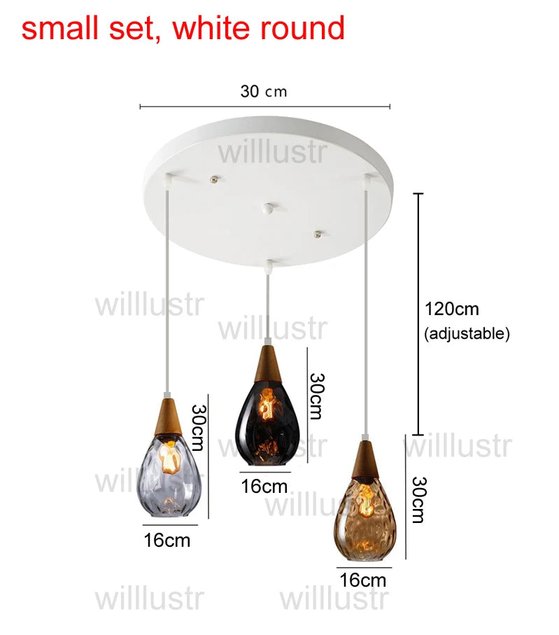 Aquatex Glass Pendant Light