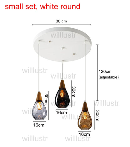 Aquatex Glass Pendant Light