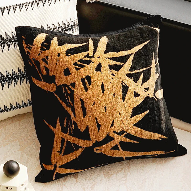 French Brown Throw Pillow Cover