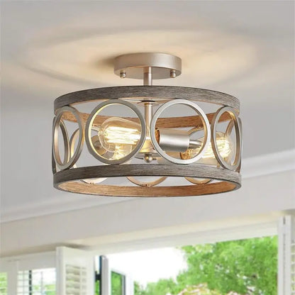 Industrial Circular Chandelier