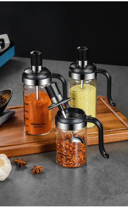 Seasoning Bottle with Spoon