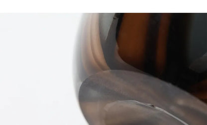 Colored Striped Glass Vase