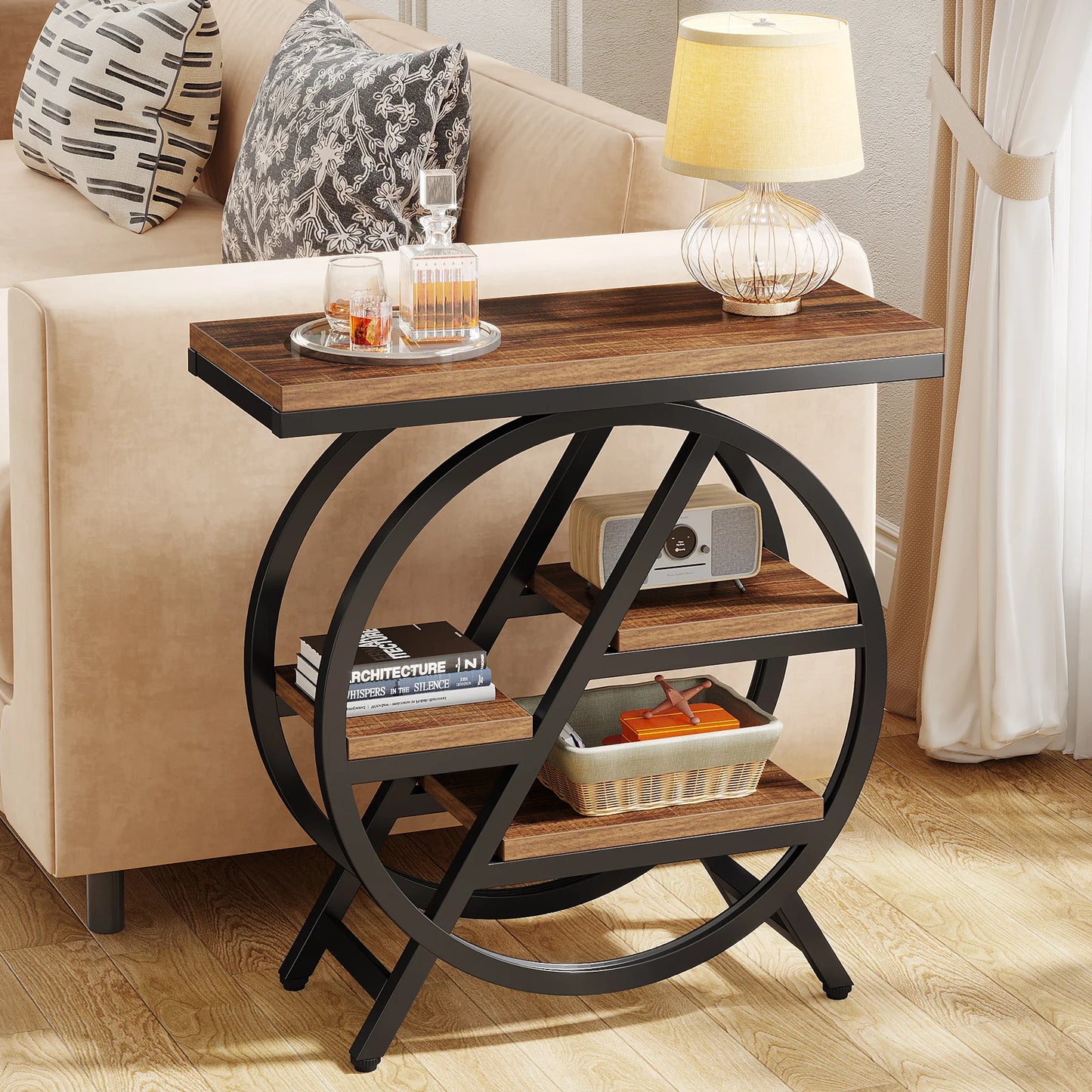 Geometric End Table