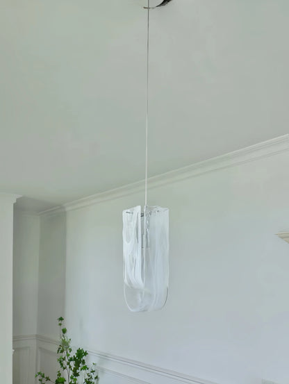 Modern Glass Hanging Art Chandelier