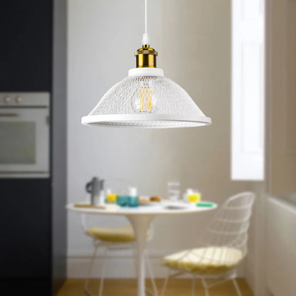 Vintage Black Net-Cage Pendant Light
