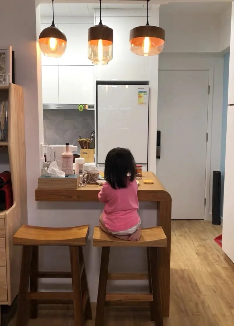 Vintage Wood Pendant Light