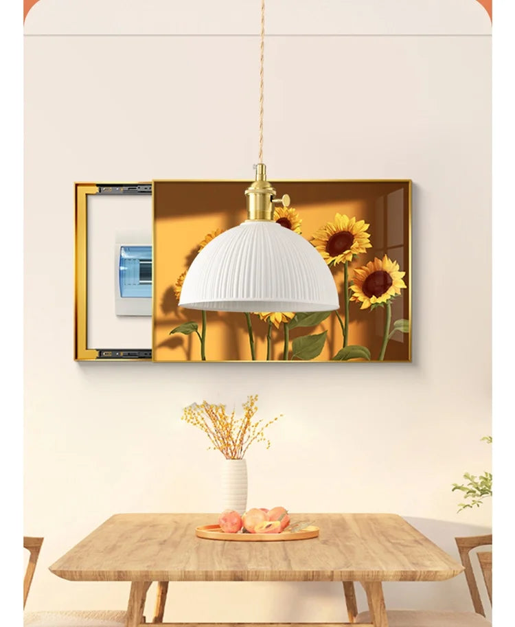 White Ceramic Pendant Light