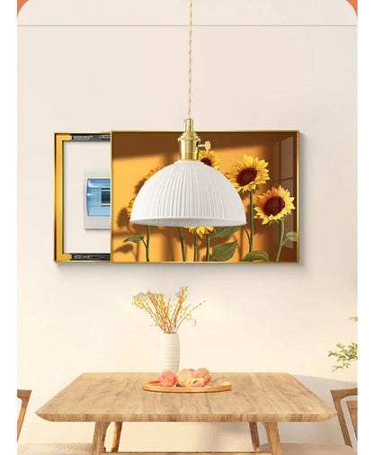 White Ceramic Pendant Light