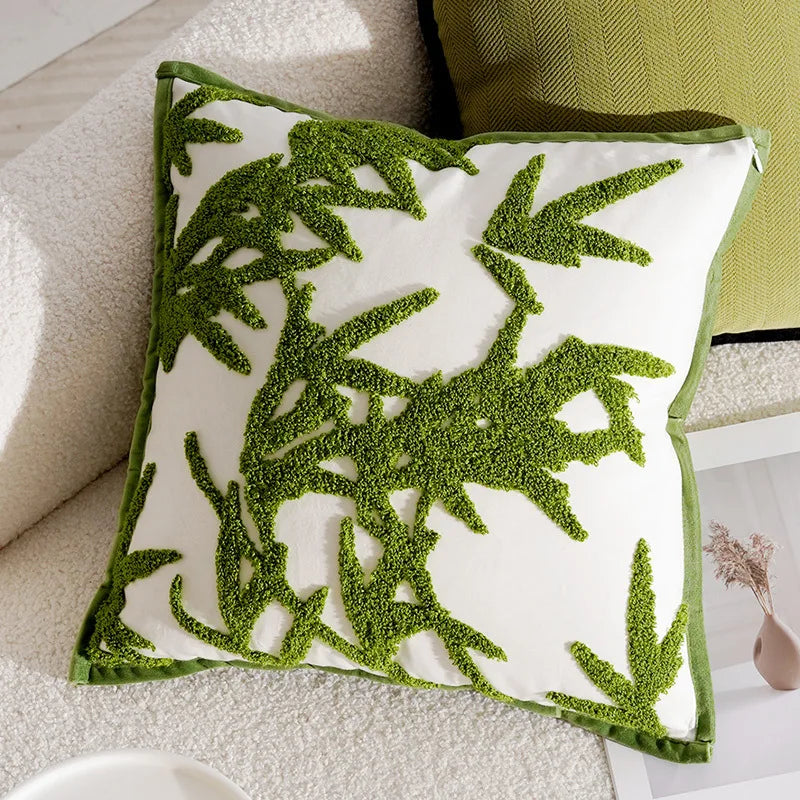 Pony Animal Embroidered Throw Pillow Cover