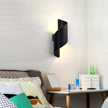 LED Wall Lamp Spiral Design
