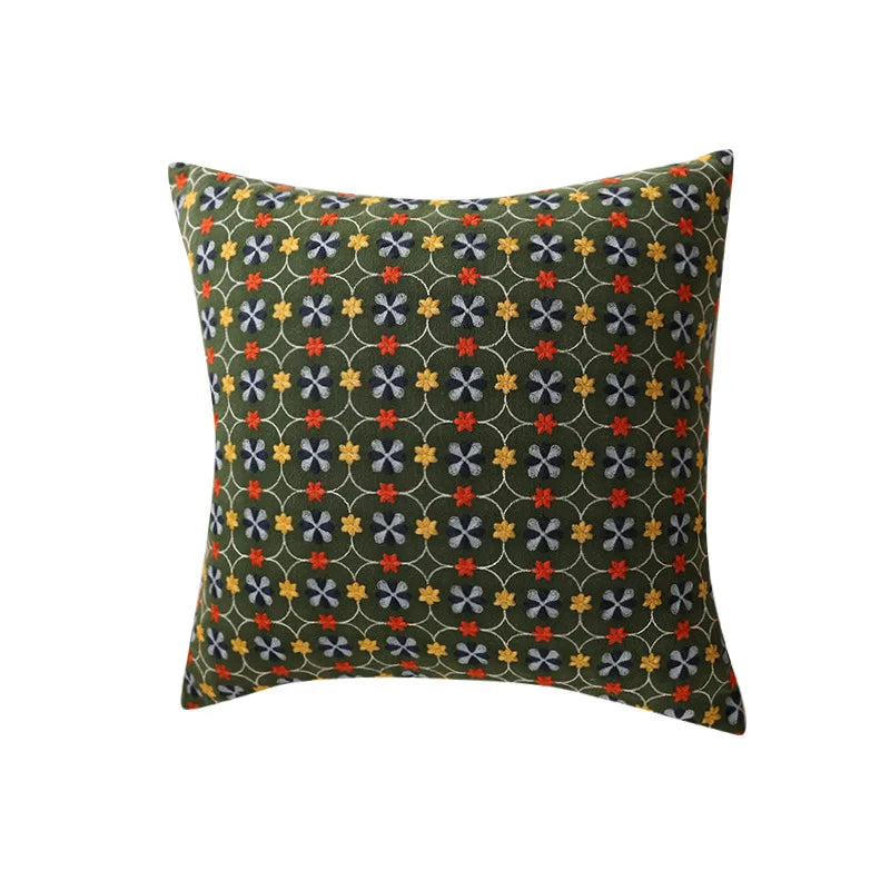 Pastoral Plant Throw Pillow Cover