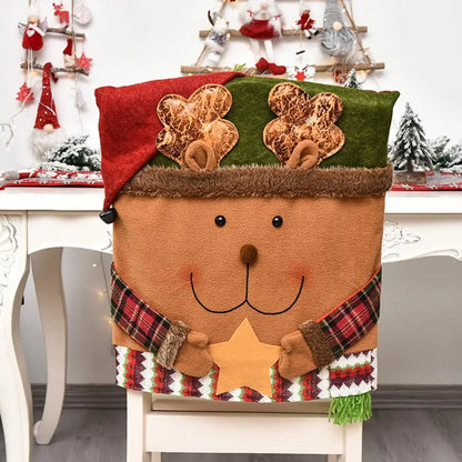 Christmas Chairs Slipcover